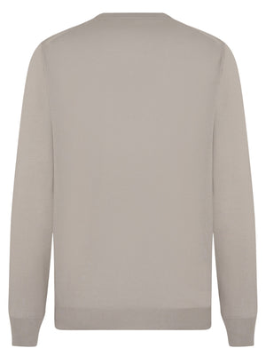 KITON Men's Cotton Knit Crew Neck Sweater - SPRING SUMMER 25