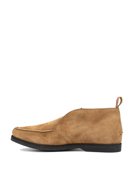 KITON Men's Handcrafted Suede Moccasins