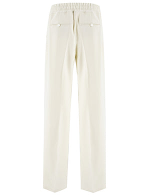 KITON Silk Trousers - Women's Loose Fit for Spring Summer 25