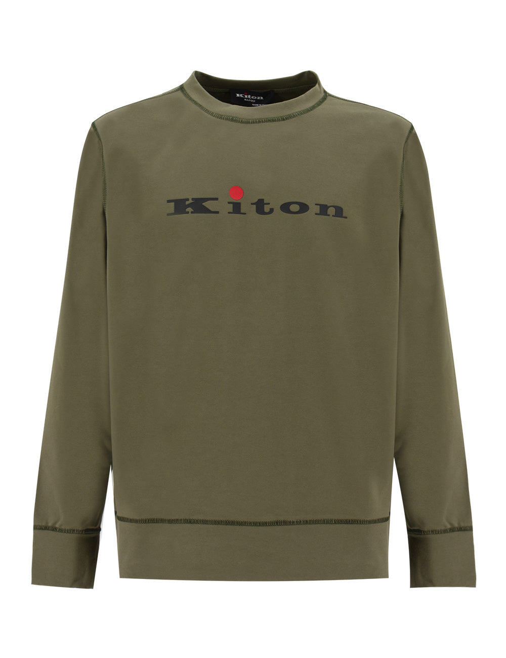 KITON Men's Classic Crew Neck Sweatshirt