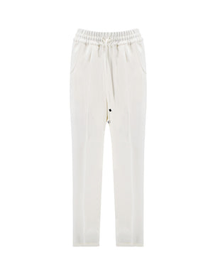 KITON Elegant Silk Trousers - Wide Leg Design