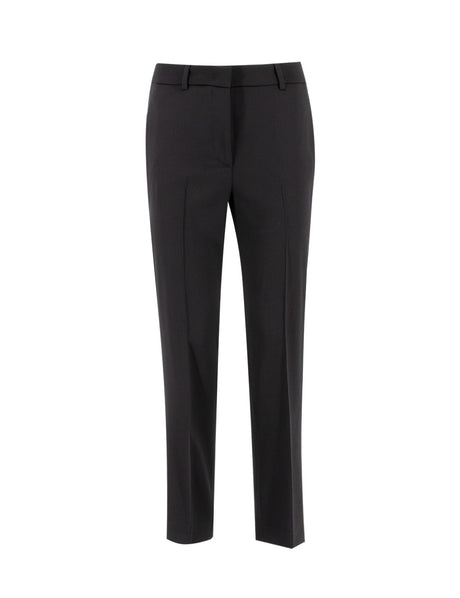 KITON Elegant Stretch Wool Trousers for Women - Regular Fit