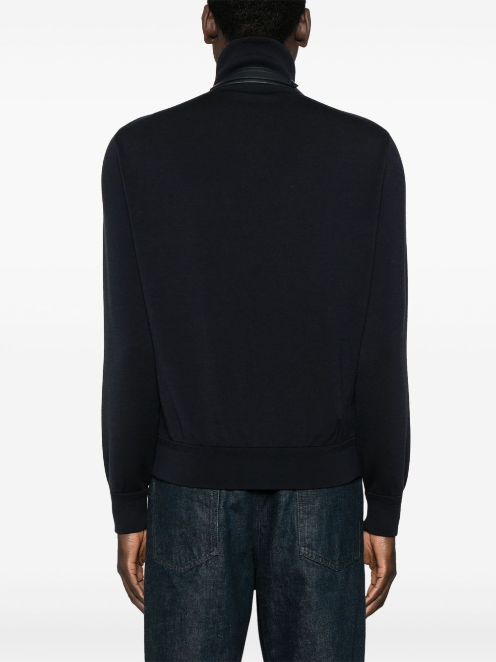 TOM FORD Men's Wool Zipped Sweater - SS25 Collection