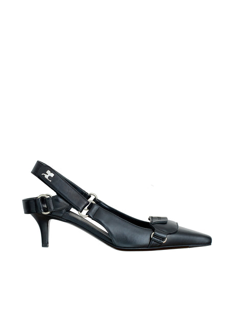 COURREGÈS Elegant Women’s Racer Pumps - Timeless Style