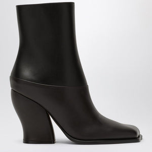 LOEWE Two-Tone Ankle Boot with Asymmetrical Toe