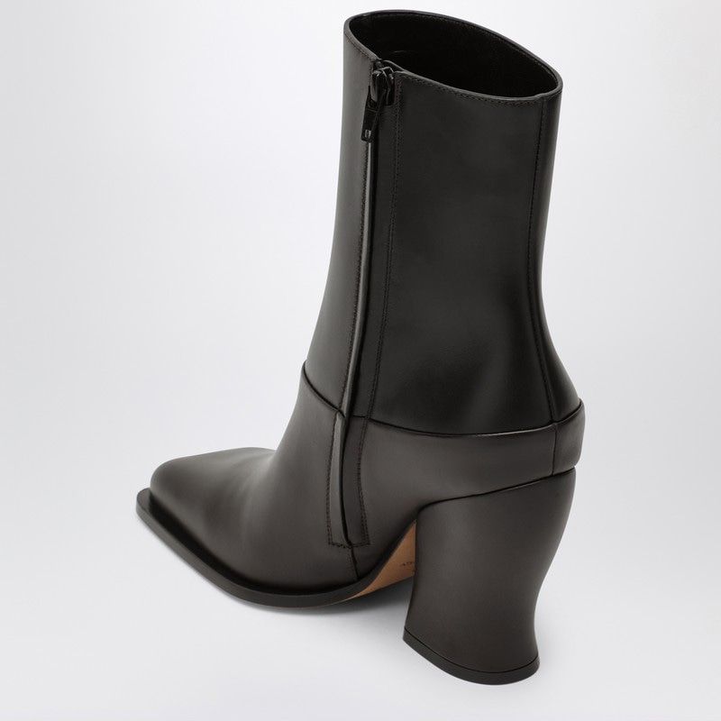 LOEWE Two-Tone Ankle Boot with Asymmetrical Toe