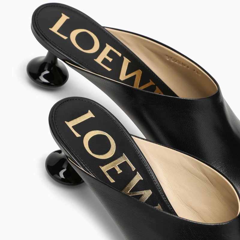 LOEWE Mini Petal-Toe Designer Sabot with 45 mm Heel