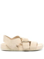 LOEWE Crossover Strap Open Toe Sandals