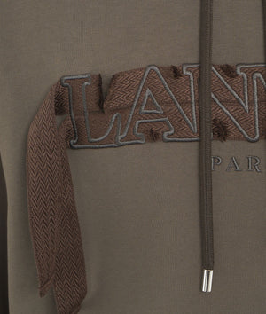 LANVIN Luxurious Logo-Detail Hoodie for Men