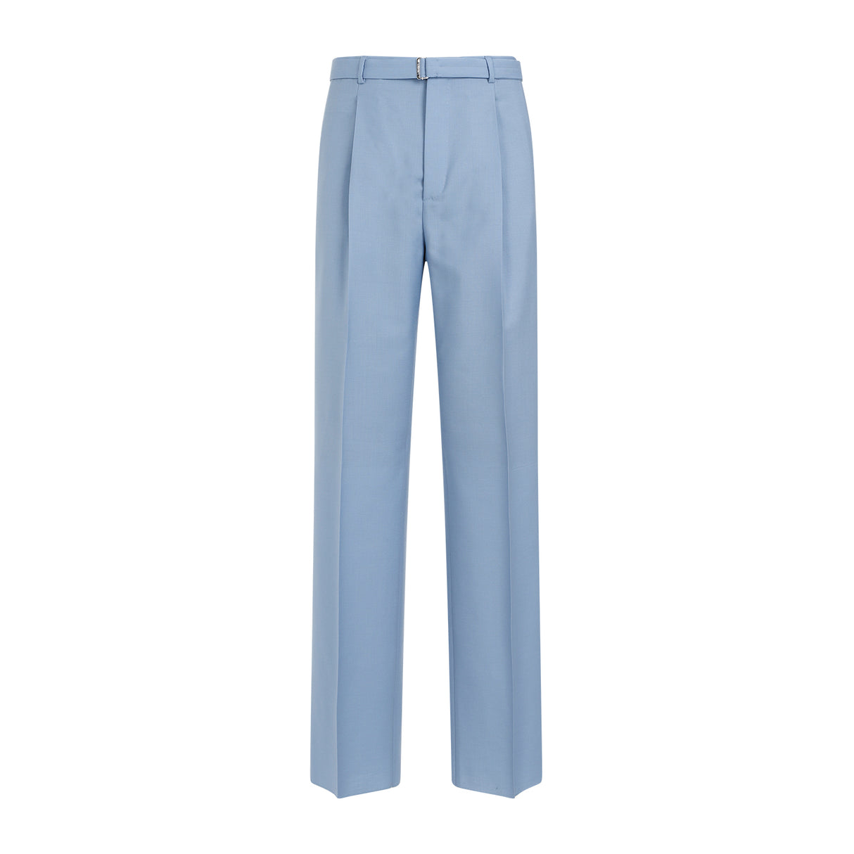 LANVIN Wide Leg Virgin Wool Trousers