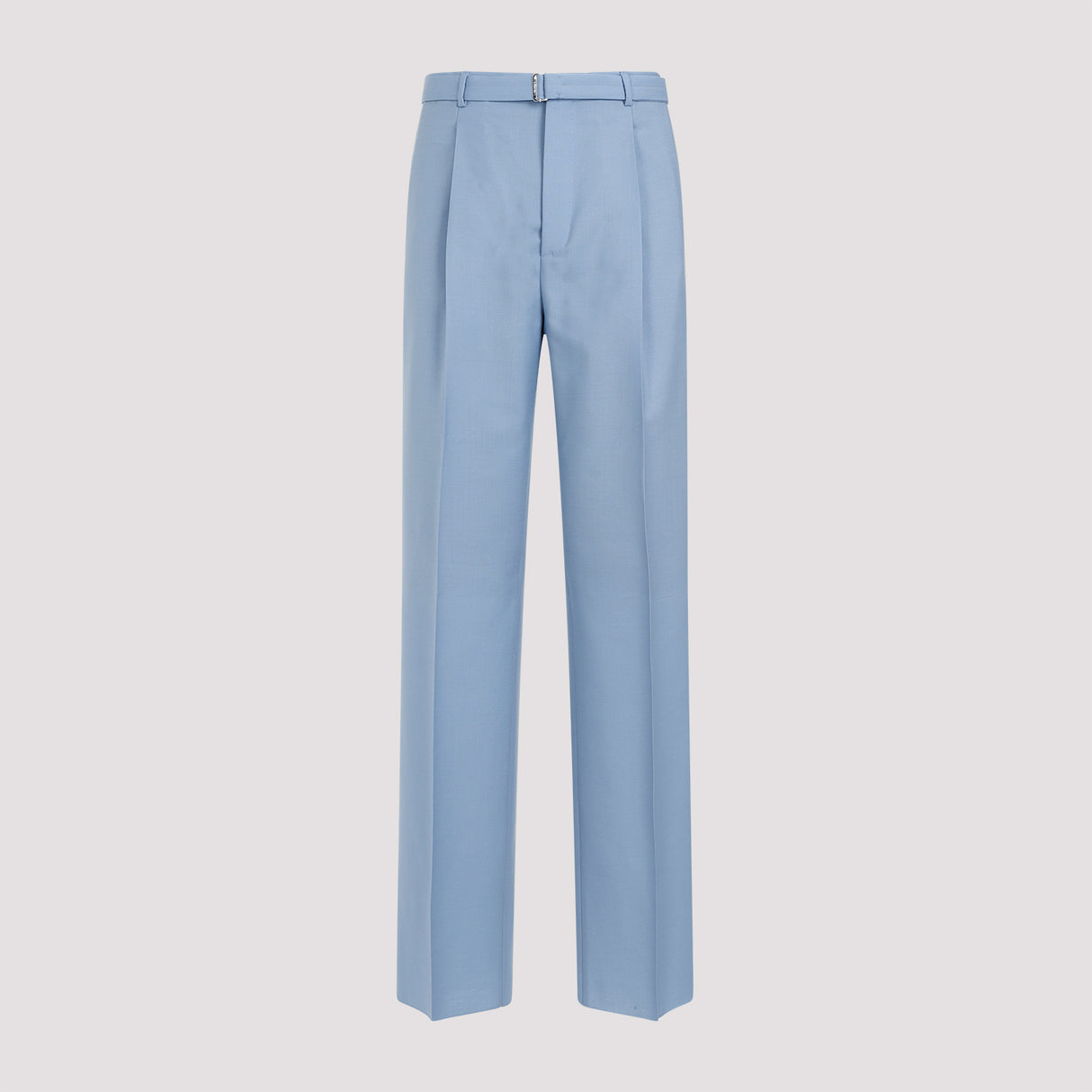 LANVIN Wide Leg Virgin Wool Trousers