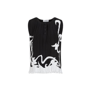 LANVIN Sleek Sleeveless Mini Top