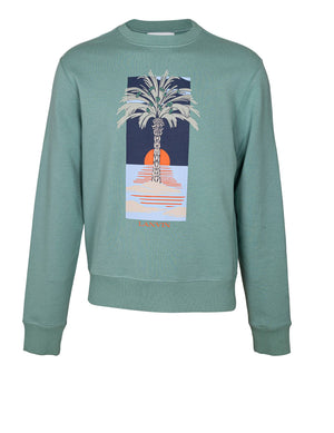 LANVIN Printed Cotton Sweatshirt for Men