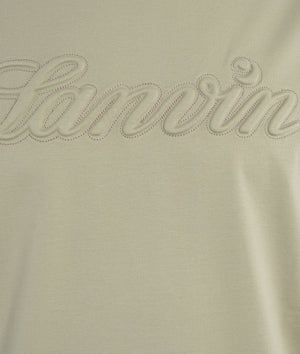 LANVIN Men's Logo Detail T-Shirt