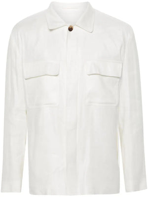 LARDINI Men's Modern Jacket Shirt