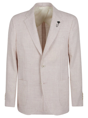 LARDINI Sophisticated Linen Blend Men's Jacket - Spring Summer 25