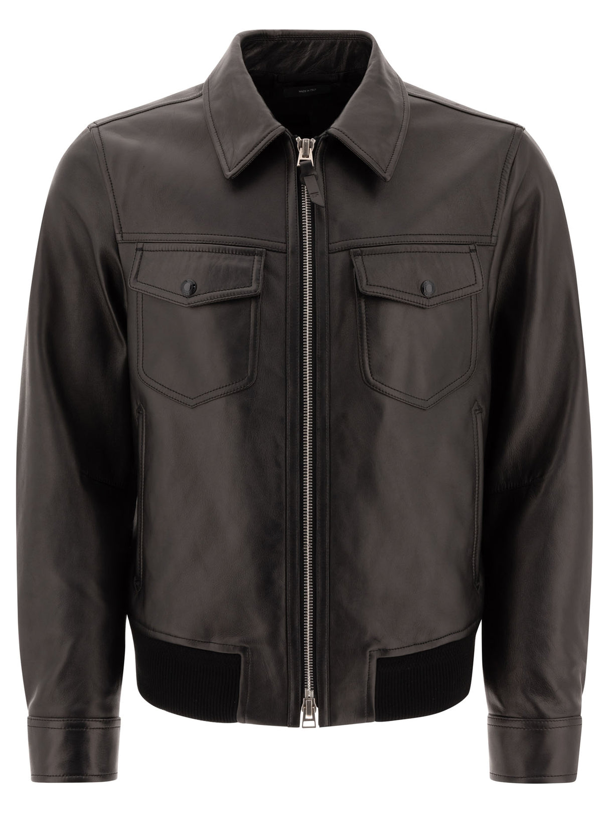 TOM FORD Men's Premium Lamb Leather Jacket - SS25 Edition