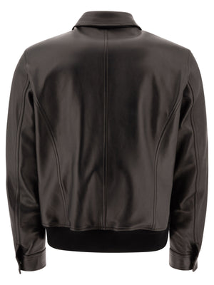 TOM FORD Men's Premium Lamb Leather Jacket - SS25 Edition