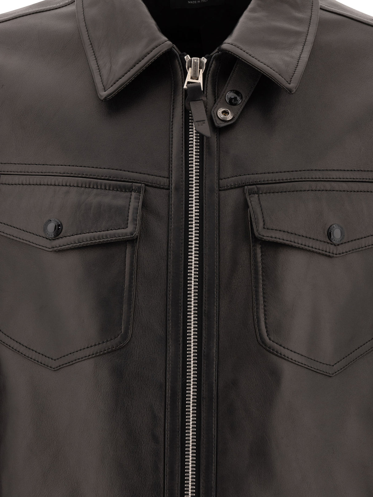 TOM FORD Men's Premium Lamb Leather Jacket - SS25 Edition