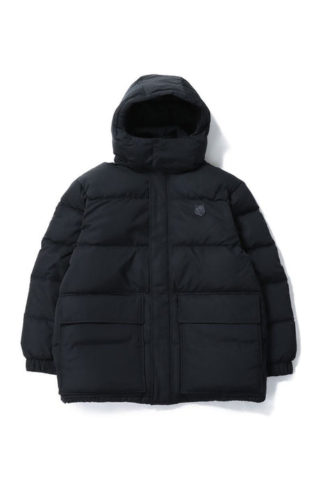 MAISON KITSUNÉ Hooded Puffer Jacket with Tonal Fox Detail