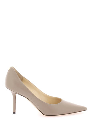 JIMMY CHOO Calfskin Pumps with JC Emblem