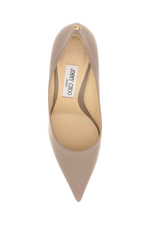 JIMMY CHOO Calfskin Pumps with JC Emblem