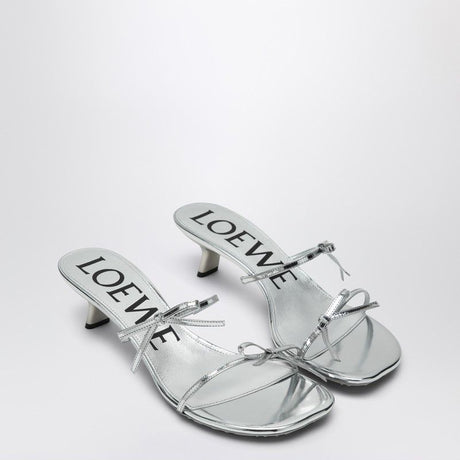 LOEWE Petal Sandal with Glossy Stiletto Heel