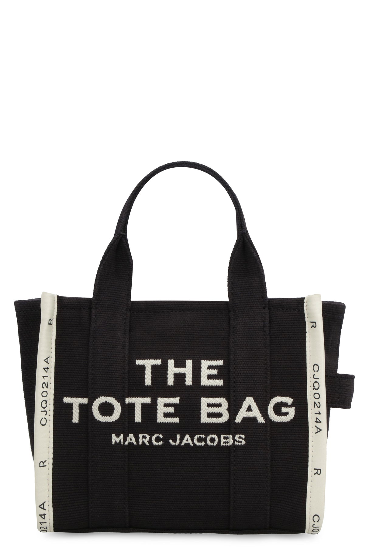 MARC JACOBS Mini Black Canvas Tote with Crossbody Strap