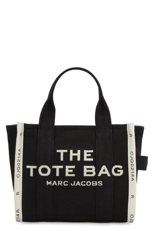 MARC JACOBS Mini Black Canvas Tote with Crossbody Strap