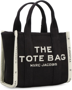 MARC JACOBS Mini Black Canvas Tote with Crossbody Strap