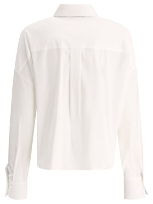 BRUNELLO CUCINELLI Women's Band-Collar Mini Shirt