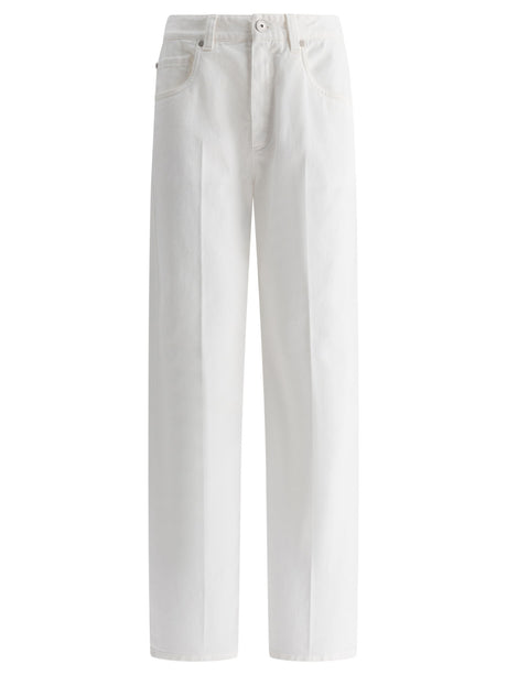 BRUNELLO CUCINELLI High-Waisted Denim Pants for Women - SS25 Collection