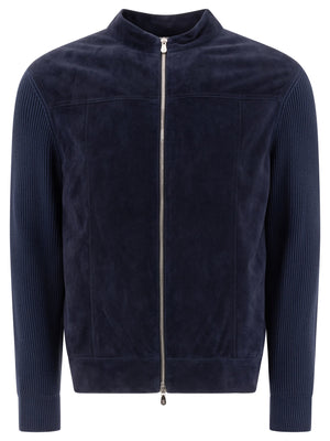 BRUNELLO CUCINELLI Suede Bomber Jacket for Men