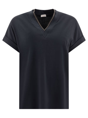 BRUNELLO CUCINELLI Women's Essential Slim Fit T-Shirt