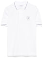 BRUNELLO CUCINELLI Logo Cotton Polo Shirt with Short Front Button Fastening