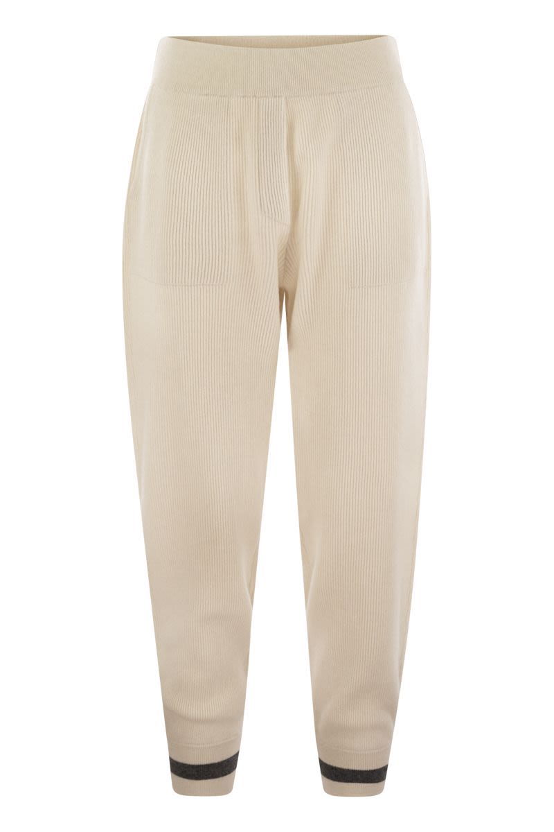 BRUNELLO CUCINELLI Cashmere Sweatpants for Women - Perfect for Fall Season