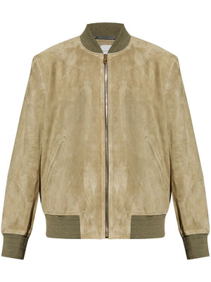 PAUL SMITH Suede Bomber Jacket