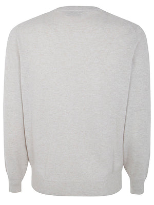 BRUNELLO CUCINELLI Men's Luxurious Crew Neck Sweater