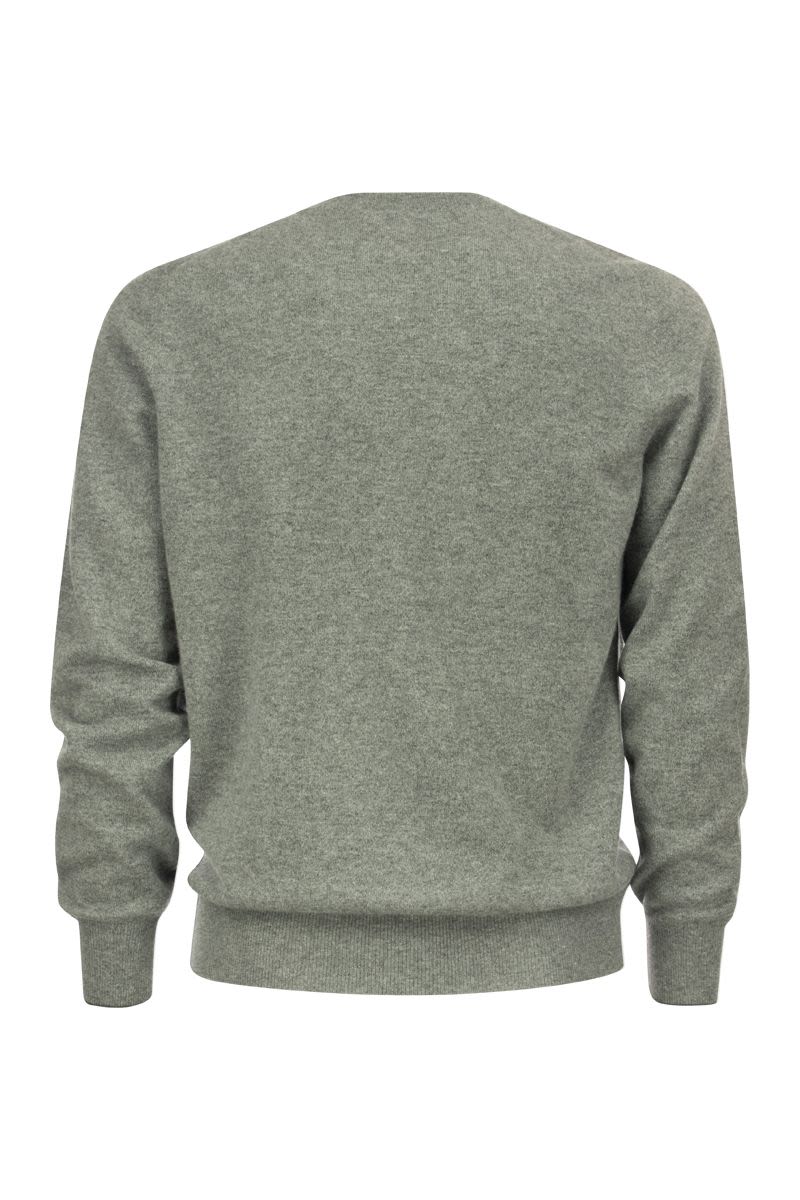 BRUNELLO CUCINELLI Cashmere Crewneck Sweater for Men – FW25 Edition