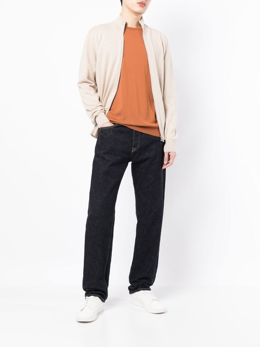 BRUNELLO CUCINELLI High Neck Cashmere Zipped Cardigan - FW24