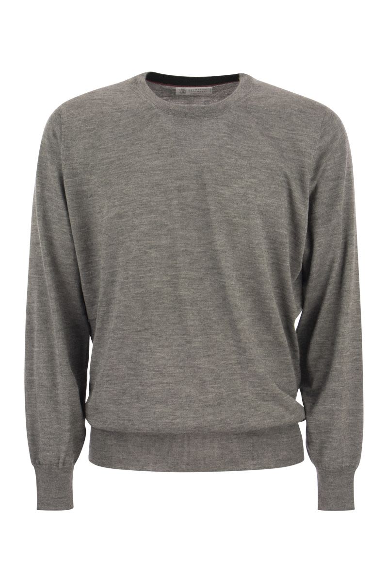 BRUNELLO CUCINELLI Lightweight Cashmere and Silk Crew-Neck Sweater