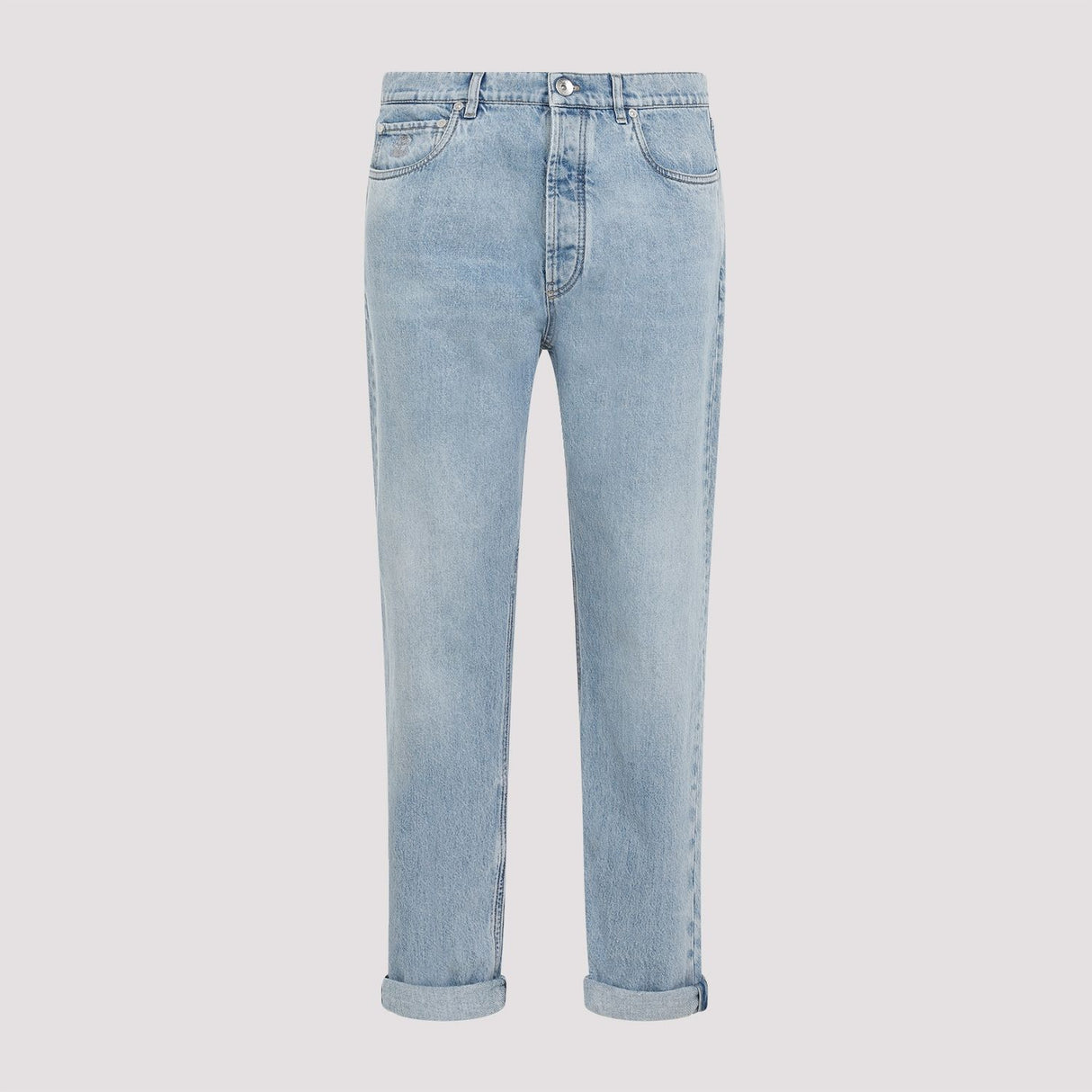 BRUNELLO CUCINELLI Men's Premium Cotton Jeans - FW24 Collection