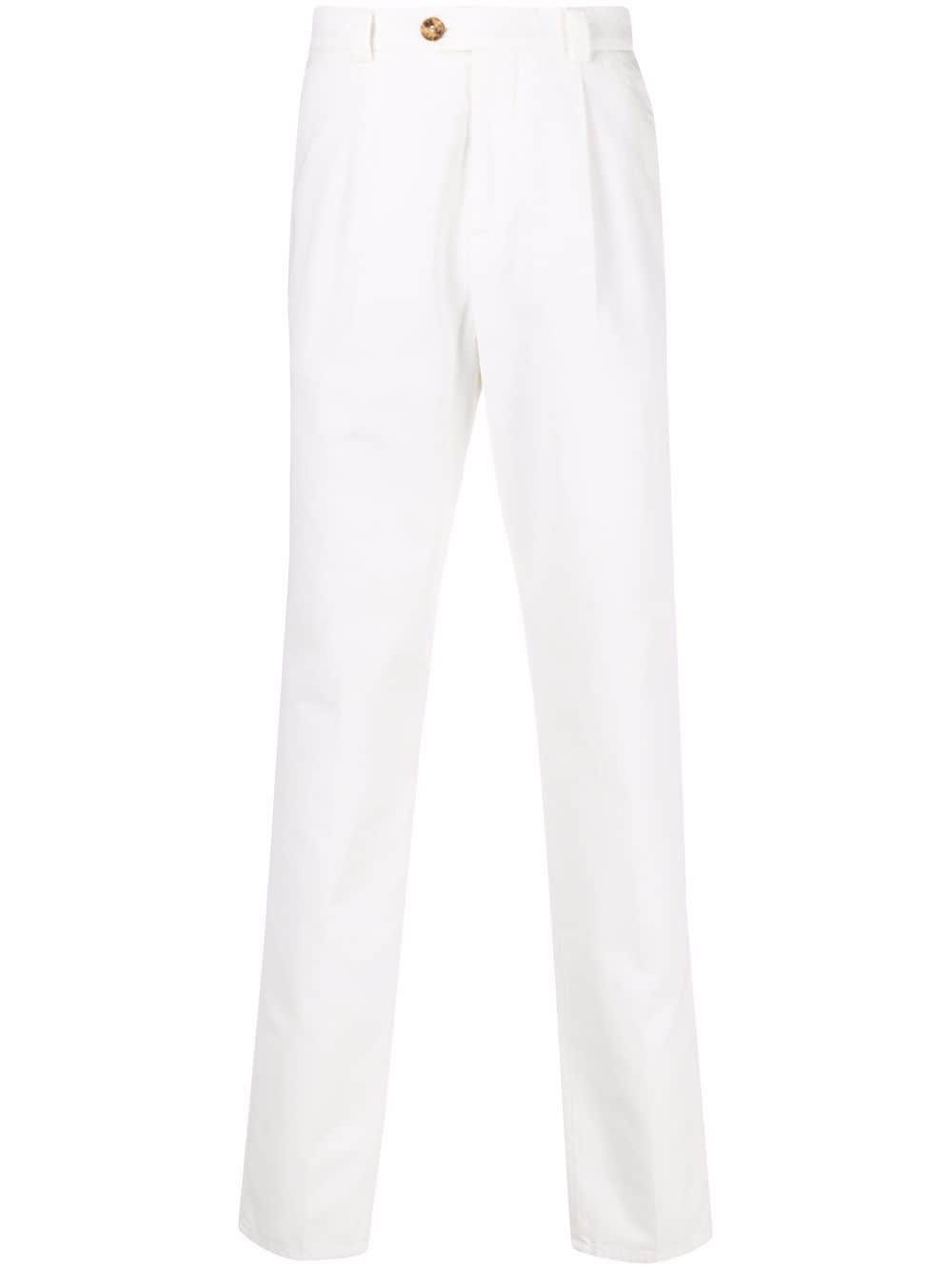 BRUNELLO CUCINELLI Leisure Fit Straight-Leg Cotton Chinos for Men