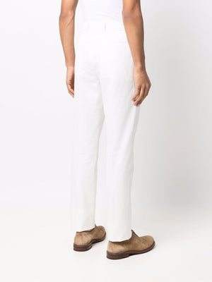 BRUNELLO CUCINELLI Leisure Fit Straight-Leg Cotton Chinos for Men