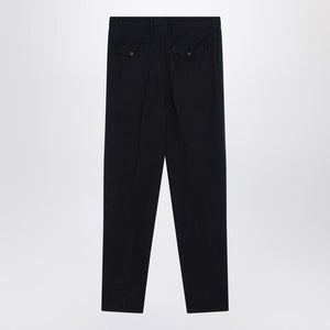 BRUNELLO CUCINELLI Men's Pleated Cotton Trousers