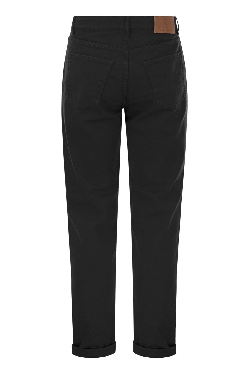 BRUNELLO CUCINELLI Men's Traditional Fit Light Comfort-Dyed Denim Trousers - SS24