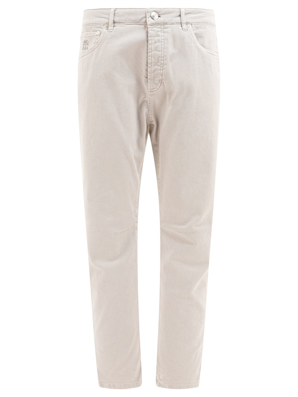 BRUNELLO CUCINELLI Garment Dyed Mini Jeans for Men - SS25