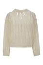 BRUNELLO CUCINELLI Cable & Mesh Jute and Cotton T-Shirt