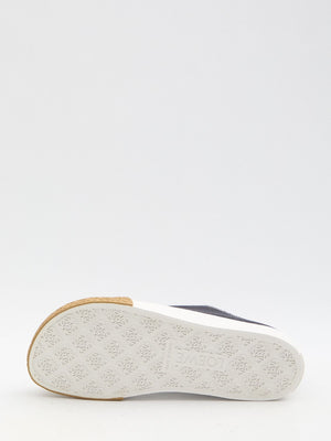 LOEWE Exaggerated Toe Sneakers with Embossed Anagram Pattern