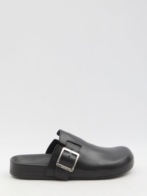 LOEWE Leather Ease Buckle Flat Shoes